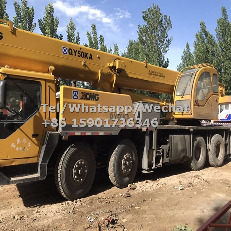 Used Original XCMG QY50KA Truck Crane 50 ton